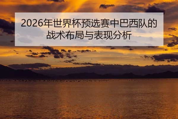 2026年世界杯预选赛中巴西队的战术布局与表现分析